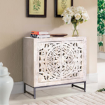 Aurel Carved Solid Wood Sideboard