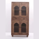 Eagle Wooden Carved Vintage Display Cabinet - Image 3