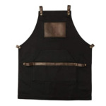 PRITI - Work Apron in Non-Waxed Canvas with Cross Straps Adjustable