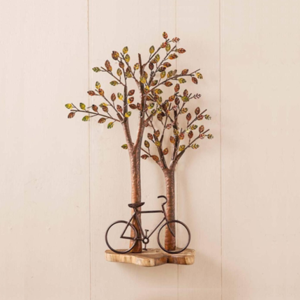 Cycle Under Tree Wall Art Decor