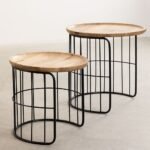 Marta Solid Wood Nesting Table - Image 2
