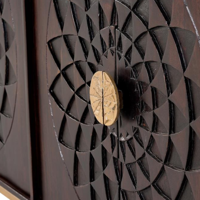 2-15.png Kinshasa Solid Wood Sideboard With 4 Door - Image 2