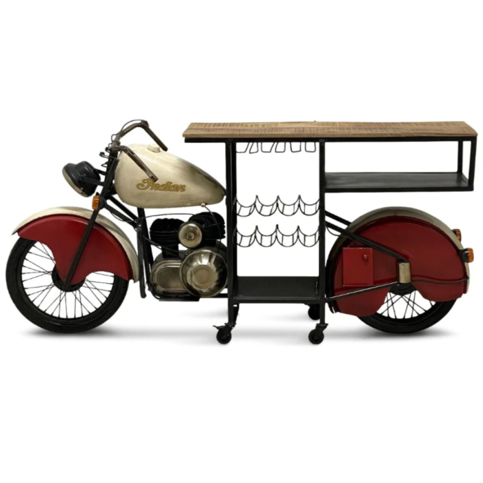 2-55.png INDIAN WINE BAR CART - Image 2