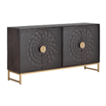 Kinshasa Solid Wood Sideboard With 4 Door - Image 3