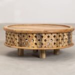 Riyadh Solid Wood Coffee Table - Image 3