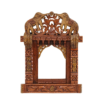 Hand Carved Solid Wood Jharokha Wall Decor