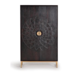 Amp Hand-Carved Solid Wood Cabinet - Image 3