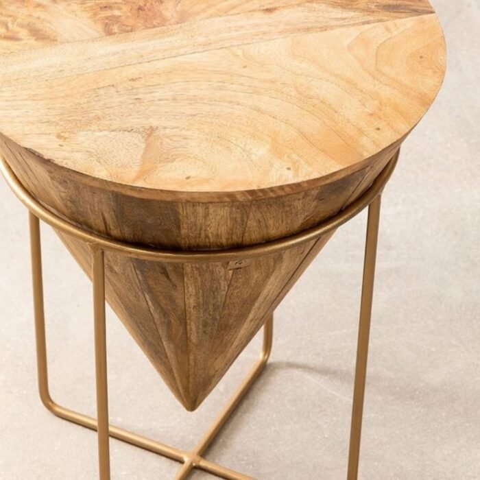 3-6.jpg Auxiliary Wooden Coffee Table Conical - Image 3