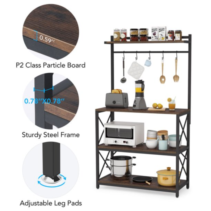Baker Kitchen 4 Tier Rack - Image 4