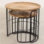 Marta Solid Wood Nesting Table - Image 4