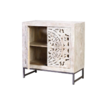 Aurel Carved Solid Wood Sideboard - Image 5