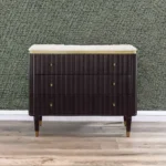 Carlyle Black Gold 3 Drawer Chest