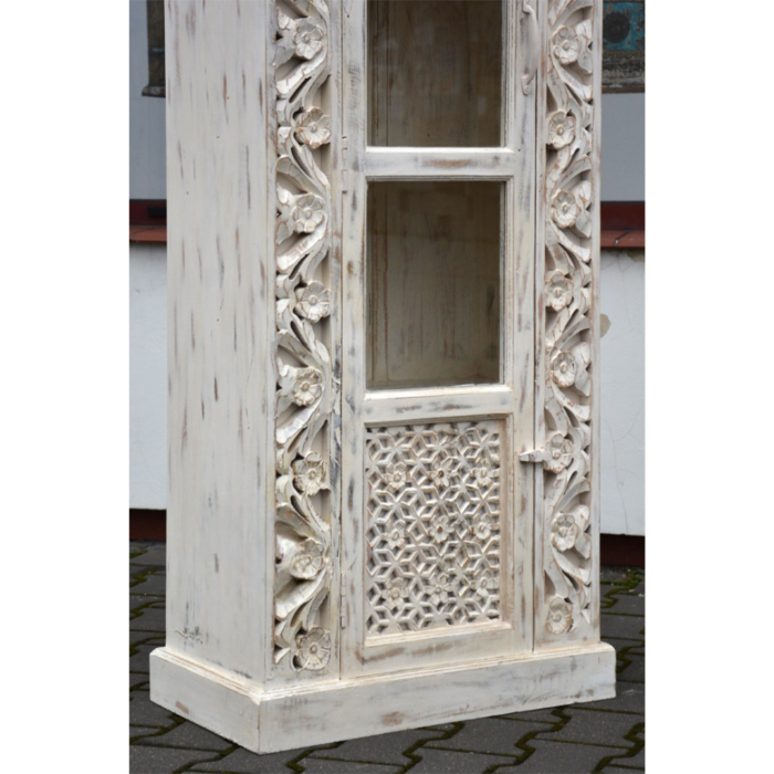 5-3.png Oriental Single Door Carved Display Cabinet - Image 5