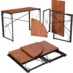 Modern Double Cross L Shaped Computer Desk Made Of Engineering Wood Metal - Image 3