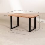 SAMI Live-Edge Wooden Coffee Table - Image 6