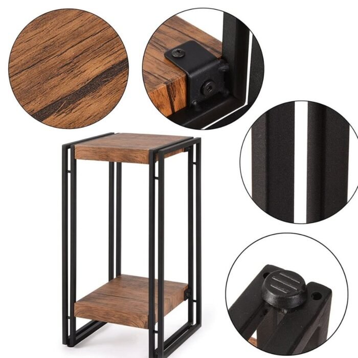 Kampala Side 2 Tier Table - Image 4