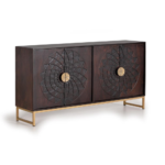 Kinshasa Solid Wood Sideboard With 4 Door - Image 8