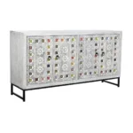Hornbill 4 Door Wooden Sideboard - Image 3