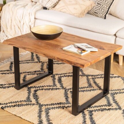 SAMI Live-Edge Wooden Coffee Table
