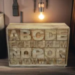 ABC Engraved Chest Of Drawers