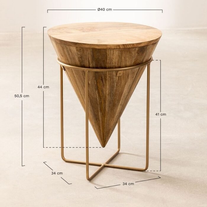 COFFEE-TABLE.jpg Auxiliary Wooden Coffee Table Conical - Image 5