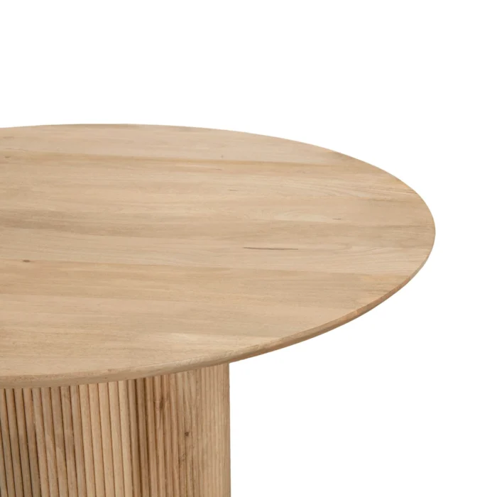 Priti Cylinder Round Dining Table - Image 3