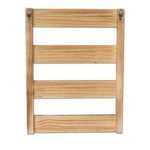 Costa Wooden Wall Shelf With 8 Hooks - Image 7