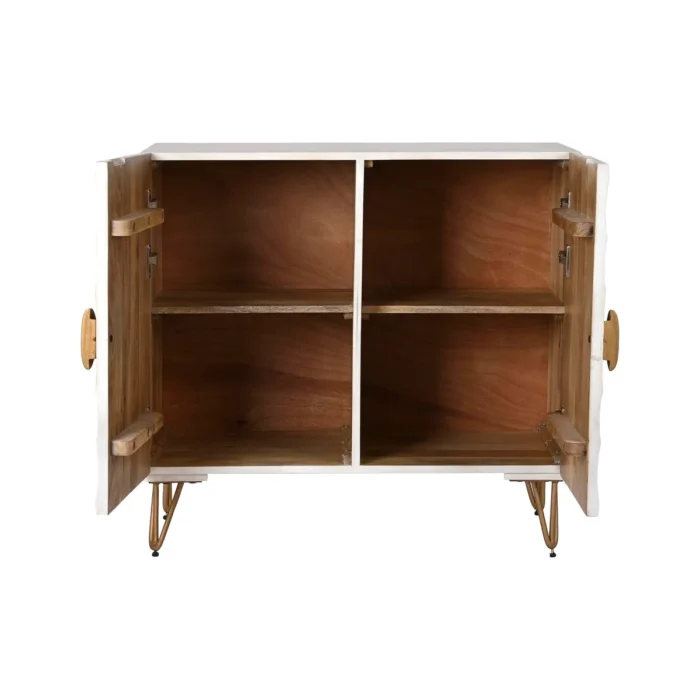 IMAGE_9.webp Abada White Gold Wooden Sideboard - Image 3