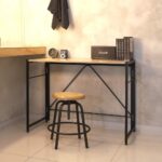 Jolipa Office Table Desk | Metal wood Home Office Desk With Amazing quality Of Wood