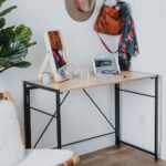 Jolipa Office Table Desk | Metal wood Home Office Desk With Amazing quality Of Wood - Image 3