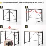 Jolipa Office Table Desk | Metal wood Home Office Desk With Amazing quality Of Wood - Image 6