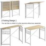 Home Office Computer Desk With Anti Skid Pad With 8 Hanging Hooks - Image 4