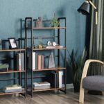 Adjustable Wooden Book Shelves With High Storage Shelves For Home And Office - Image 2