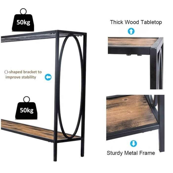 Sunny 2 Tier Console Table - Image 6