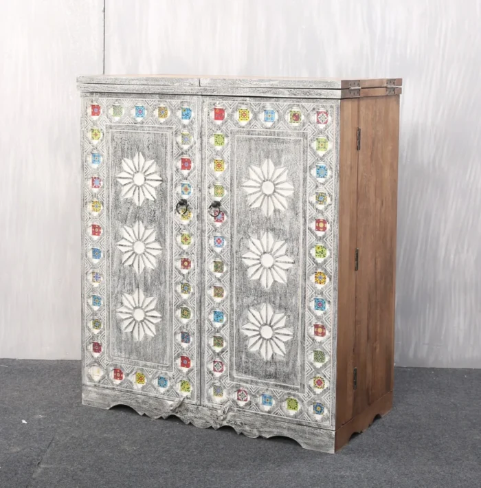 PRITI FOLDABLE BAR CABINET - Image 1