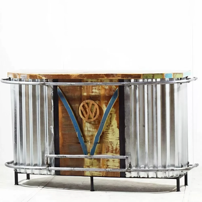 Priti-Iron-Wooden-Automobile-Theme-Bar-Counter.png Priti Iron Wooden Automobile Theme Bar Counter - Image 1