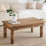 Wolver Carved Coffee Table