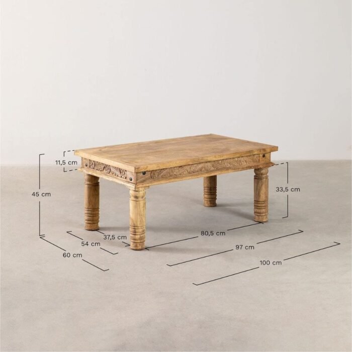 RECTANGULAR-SOLID-WOOD-COFFEE-TABLE-3.jpg Wolver Carved Coffee Table - Image 3