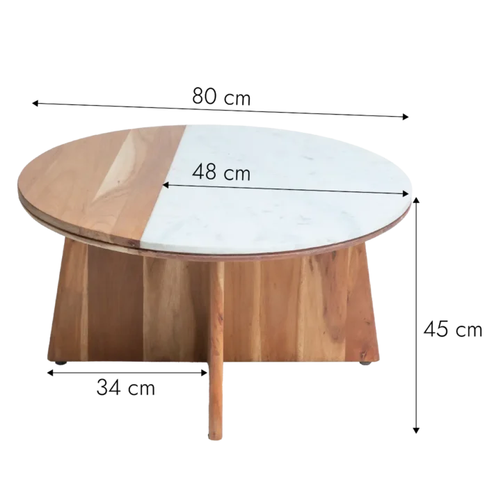Round-coffee-table7.webp Kingston 2 Tone Coffee Table - Image 7