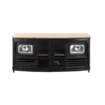 Priti Tata black metal truck TV stand - Image 8