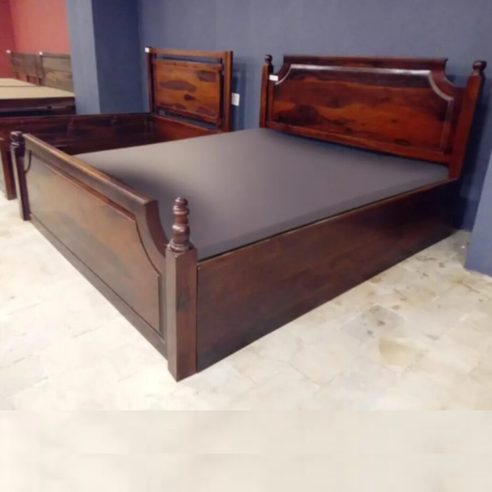 Priti Wooden Bed 10 - Image 1