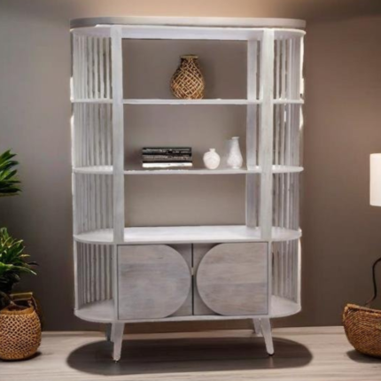 Priti bookcase in mango wood