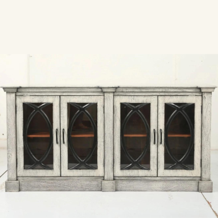 White Contemporary Wooden Sideboard