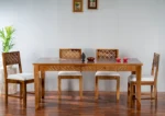Priti 6 Seater Dining Set 6 - Image 2