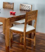 Priti 6 Seater Dining Set 6 - Image 4