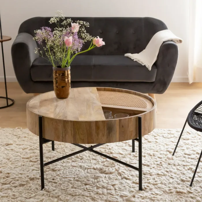 cane-coffee-table.webp Leicester Round Wood And Cane Coffee Table