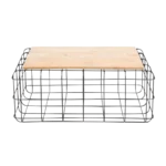 Derby Wooden Metal Cage Coffee Table - Image 4