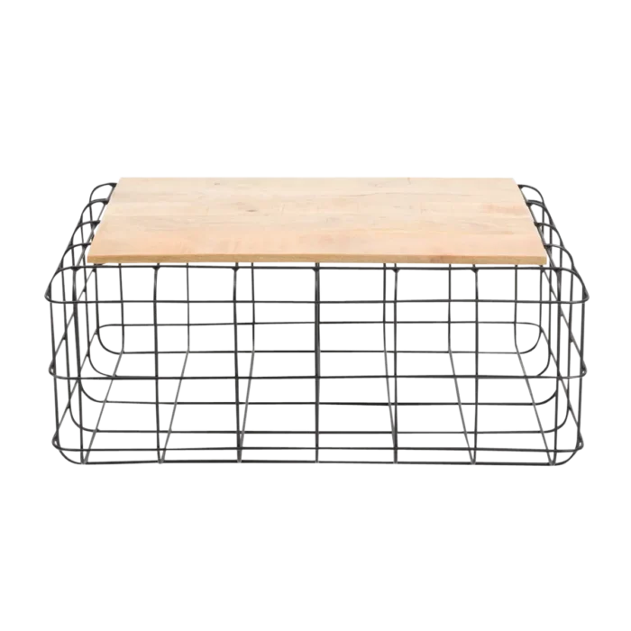 coffee-table4.webp Derby Wooden Metal Cage Coffee Table - Image 4