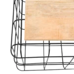 Derby Wooden Metal Cage Coffee Table - Image 5