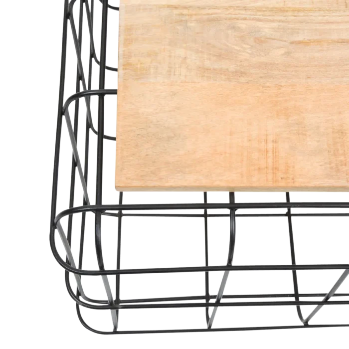 coffee-table5.webp Derby Wooden Metal Cage Coffee Table - Image 5